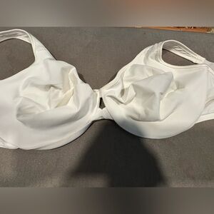 White Lilyette Plunge Into Comfort Minimizer Non-padded Bali Bra 40DD NEW